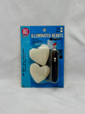 White Illuminated Hearts