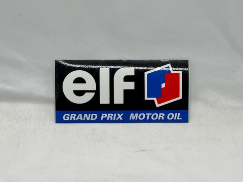 ELF Grand Prix Motor Oil Sticker
