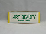 ART BEAUTY Racing Team White Sticker