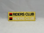 Riders Club Sticker