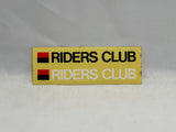 Riders Club Sticker