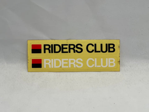 Riders Club Sticker
