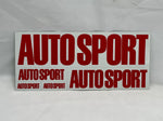 AUTOSPORT Sticker Sheet