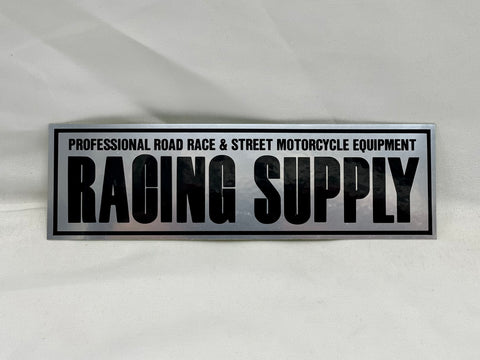 RACING SUPPLY Sticker Chrome
