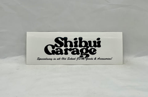 Shibui Garage White Sticker