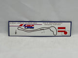 HRC Schema Lageplan Salzburg-Ring Sticker