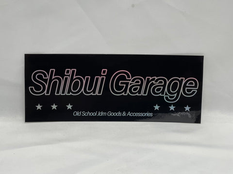 Shibui Garage Black Sticker